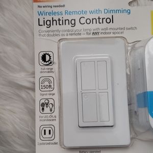 GE Wireless Remote With Dimming Lighting Control